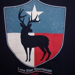 NWT Gauge Blue Deer T-Shirt